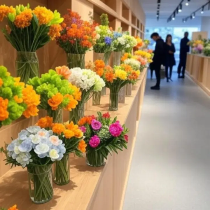 Szezonális virágcsokrok válogatása különböző évszakok hangulatával